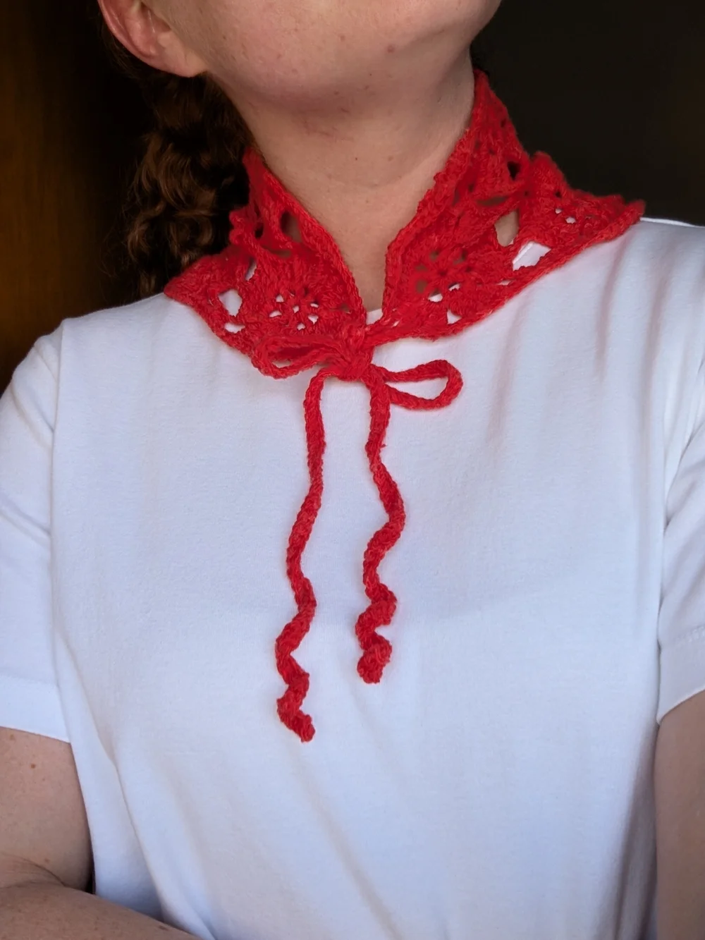 Crochet Floral Lace Headscarf Bandana Kerchief - 5 Colors Available